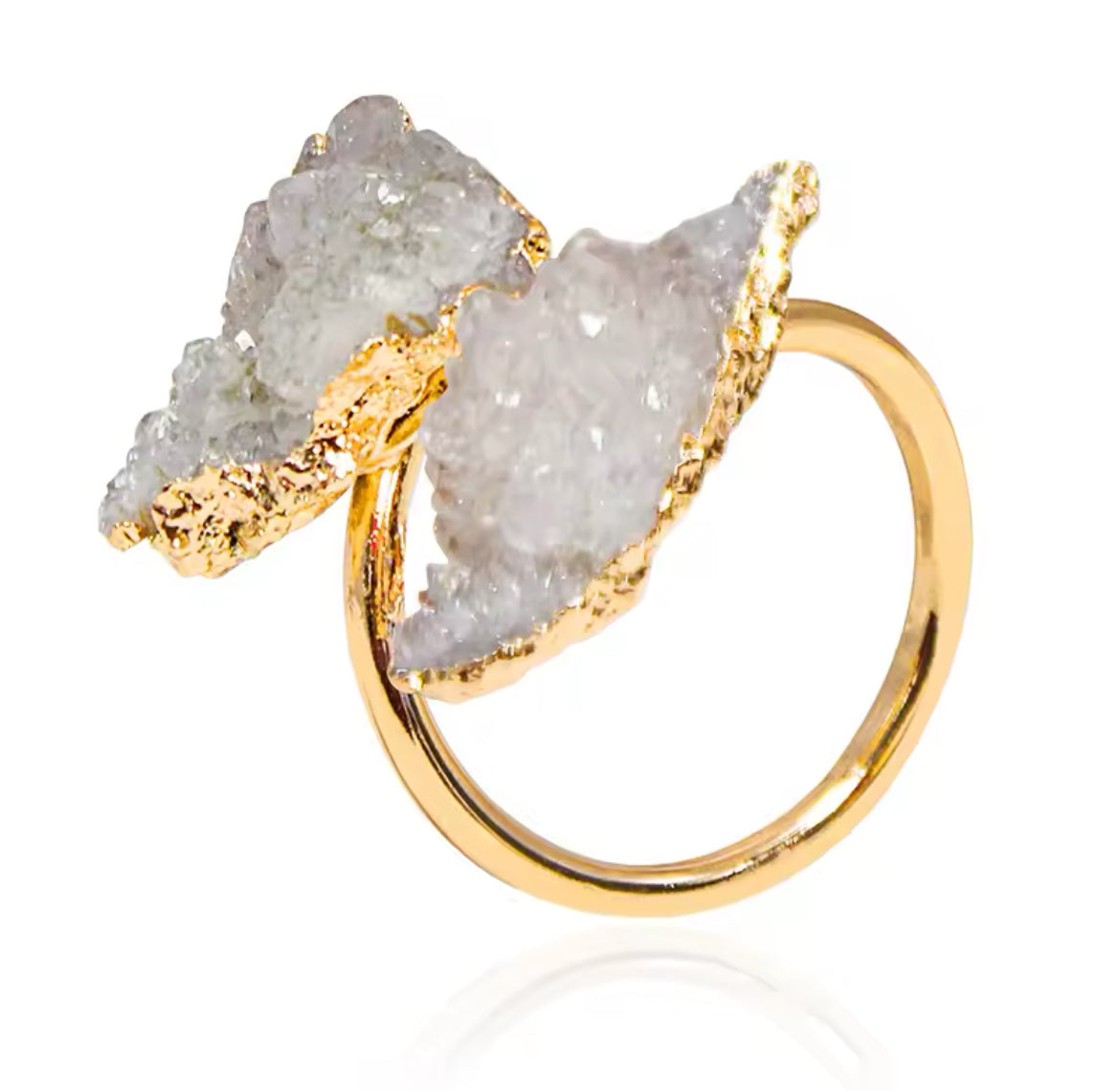 Druzy argat ring